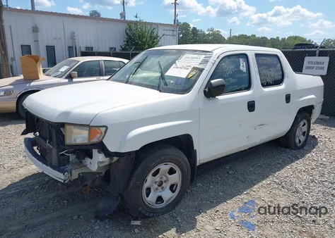 2008 Honda Ridgeline Rt z USA, uszkodzony, nr VIN 2HJYK162X8H521287